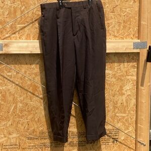 Elegant Men's Brown Dress Trousers